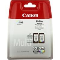 Canon PG-545/CL-546 Original Tintenpatrone 8287B005 Schwarz, cyan, magenta, gelb 2 Stück Multipack