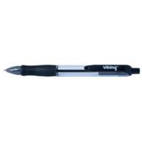 Viking Comfort RT-M Einziehbar Kugelschreiber Schwarz 0.3 mm Mittel