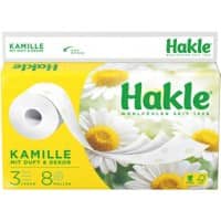 Hakle Toilettenpapier Kamille 3-lagig 8 Rollen à 150 Blatt