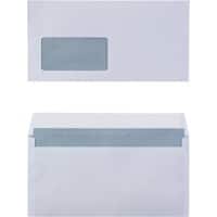 Office Depot Briefumschläge DL 80 g/m² Weiß Mit Fenster Abziehstreifen 1000 Stück