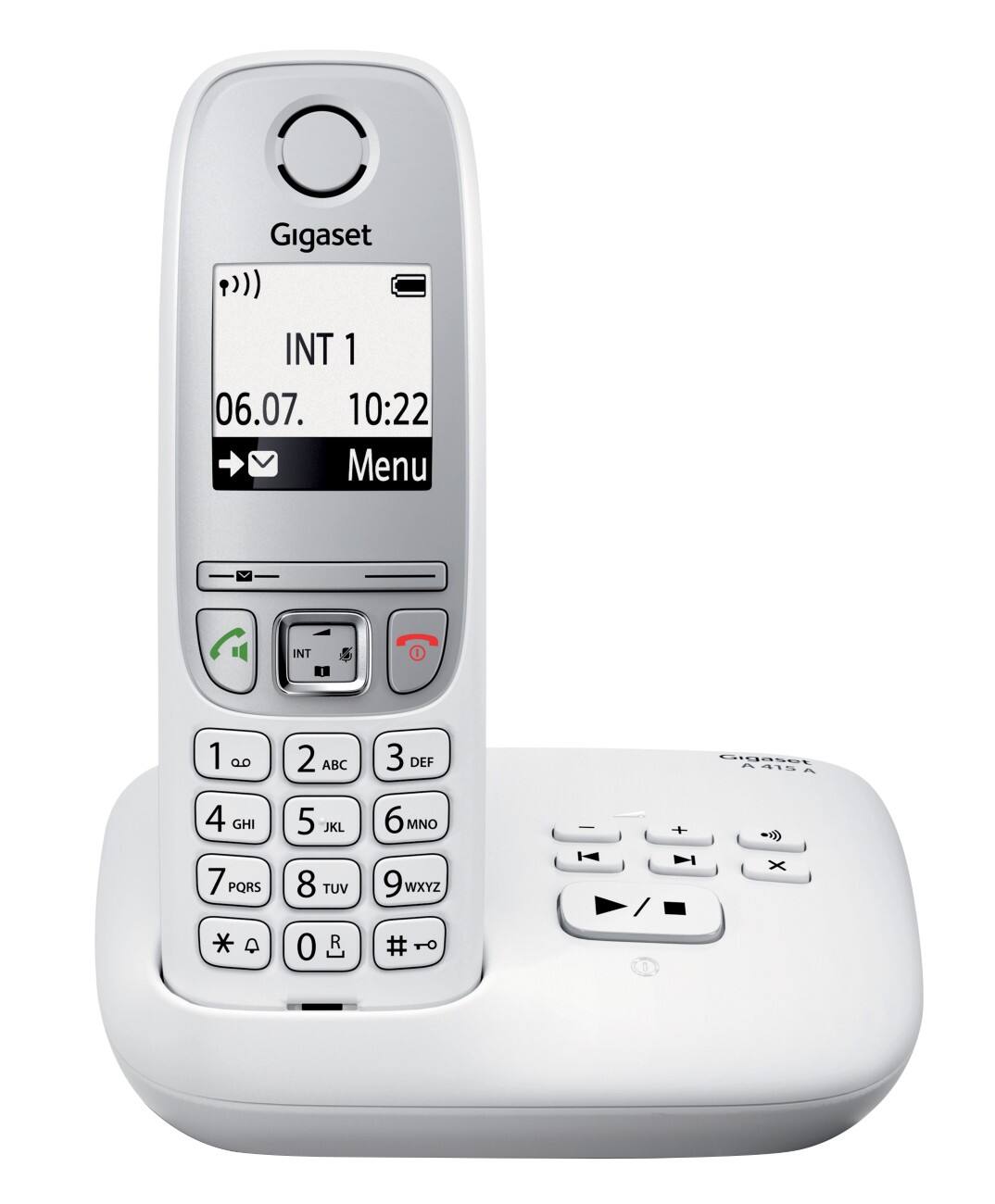 Gigaset DECT Telefon A415A Weiß