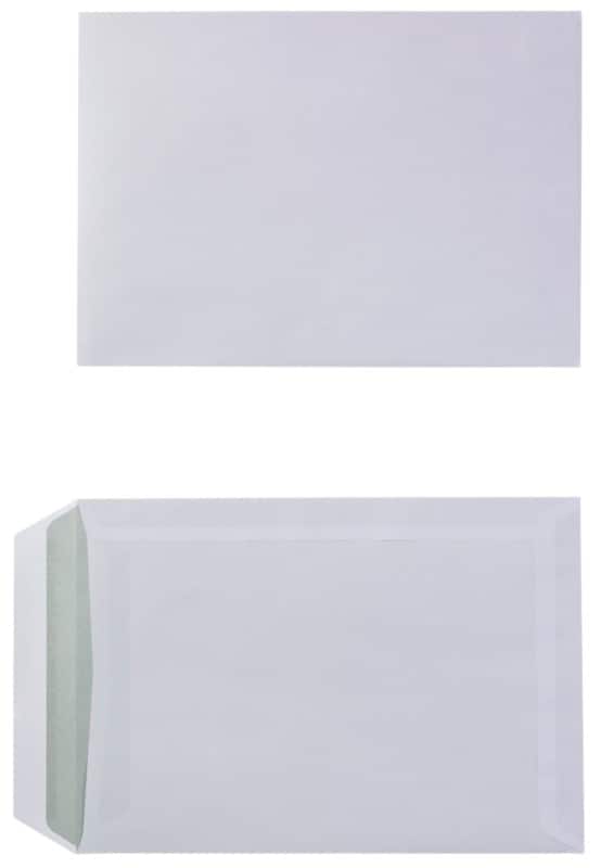 Viking Briefumschläge Ohne Fenster C5 162 (B) x 229 (H) mm Selbstklebend Weiß 90 g/m² 500 Stück