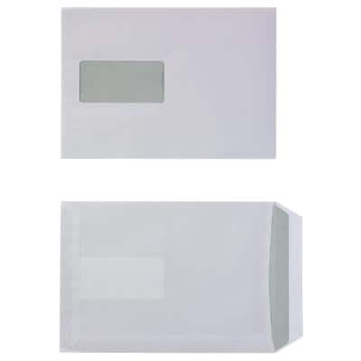 Viking Briefumschläge Mit Fenster C5 162 (B) x 229 (H) mm Selbstklebend Weiß 90 g/m² 500 Stück