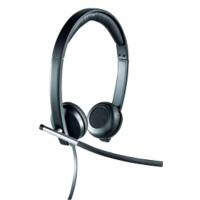 Logitech Kabelgebundenes USB Headset H650E Kopfbügel mit Mikrofon Schwarz