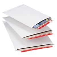 ColomPac Briefumschläge zum Abziehen und Verschließen Weiß 455 (B) x 30 (H) mm Unbedruckt 425 g/m² 20 Stück