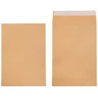 Office Depot Faltenversandtaschen B4 130 g/m² Braun Ohne Fenster Abziehstreifen 100 Stück