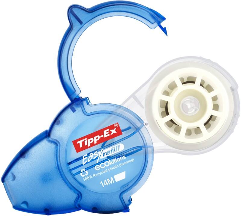 Tipp-Ex Korrekturband Nachfüllung ECOlutions Easy Refill Recycelt 100% 5 mm x 14 m Weiß