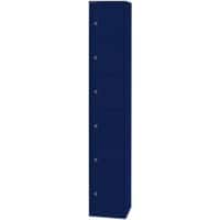 Bisley Schließfachschrank Office 6 Oxfordblau 305 x 305 x 1.802 mm
