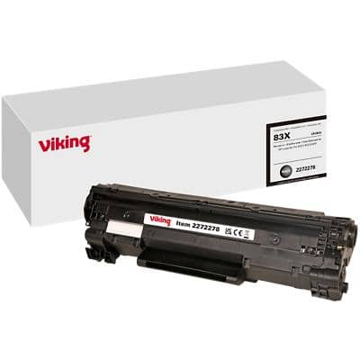 Viking 83X Kompatibel HP Tonerkartusche CF283X Schwarz
