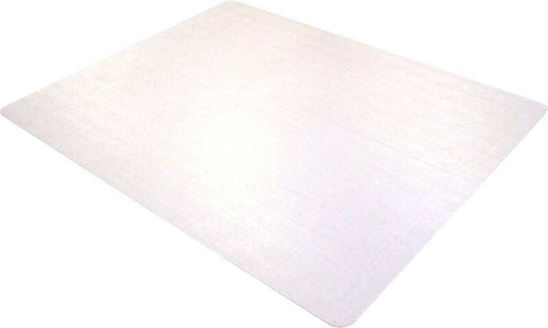 Viking Realspace Stuhlunterlage PVC (Polyvinylchlorid) Standard Rechteckig Transparent 120 x 90 cm Weichböden