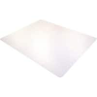 Office Depot rechteckige Stuhlmatte Teppichboden PVC 120 x 90cm Transparent