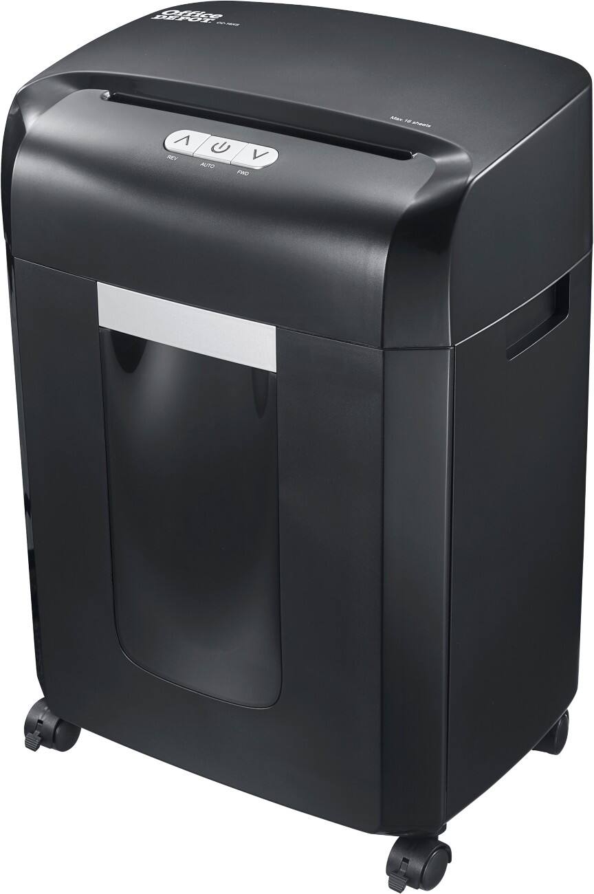 Office Depot Aktenvernichter CC-16XS Partikelschnitt Sicherheitsstufe P-4 16 Blatt