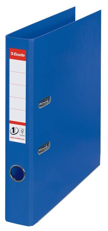 Esselte No.1 Power Ordner Schmal A4 52 mm Blau 2 Ringe 811450 Kunststoff Hochformat