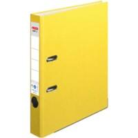 herlitz maX.file Nature Plus Ordner A4 55 mm Gelb 2 Ringe Pappkarton, Packpapier Texturiert Hochformat