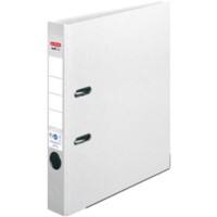 herlitz maX.file Nature Plus Ordner A4 55 mm Weiß 2 Ringe Pappkarton, Packpapier Texturiert Hochformat