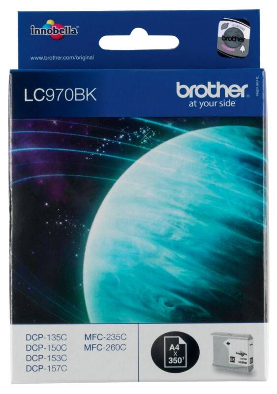 Brother LC970BK Original Tintenpatrone Schwarz