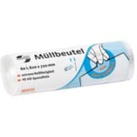 DEISS Universal Plus Leichte Belastung Müllsäcke 60 L  Transparent HDPE (Hochdichtes Polyethylen) 6 Mikron 50 Stück