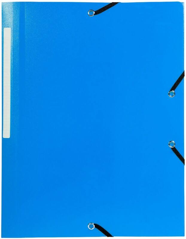 Exacompta Eckspannmappe Forever DIN A4 Blau Polypropylen 24 x 32 cm