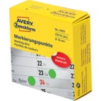 AVERY Zweckform Markierungspunkte Spezial 3855 Grün 250 Etiketten