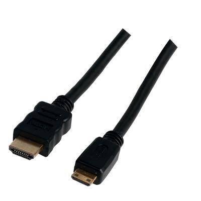 Valueline HDMI zu HDMI Mini Kabel High Speed Schwarz 2000 mm