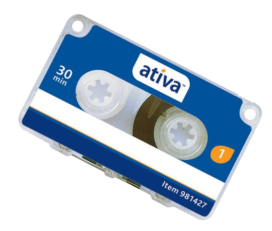 Ativa Mini-Kassette 981427 Blau