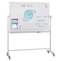 FRANKEN Drehstativtafel ST201 Emaille Magnetisch Doppelseitig 120 x 90 cm