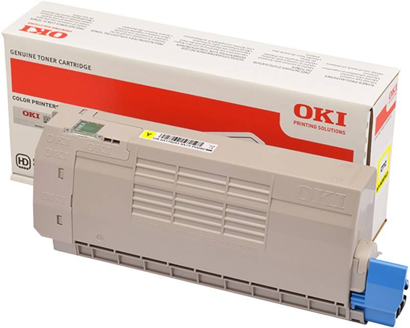 OKI 46507613 Original Tonerkartusche Gelb
