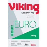 Viking Flipchartblock Kariert Euro 20 5 Stück à 20 Blatt