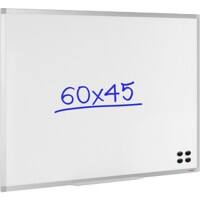 Viking wandmontierbares magnetisches Whiteboard lackierter Stahl 60 x 45 cm