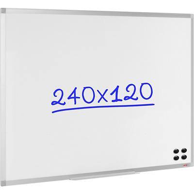 Viking Superior Whiteboard Emaille Magnetisch 240 x 120 cm