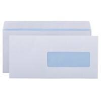 Office Depot Briefumschläge Mit Fenster C6/5 114 (B) x 229 (H) mm Selbstklebend Weiß 80 g/m² 500 Stück