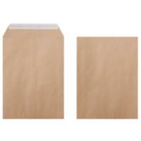 Office Depot Briefumschläge Ohne Fenster Kein Standard 230 (B) x 310 (H) mm Abziehstreifen Braun 90 g/m² 250 Stück