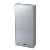 Hammerbacher Rollladenschrank SET90 Lichtgrau, Silber 900 x 400 x 2.004 mm