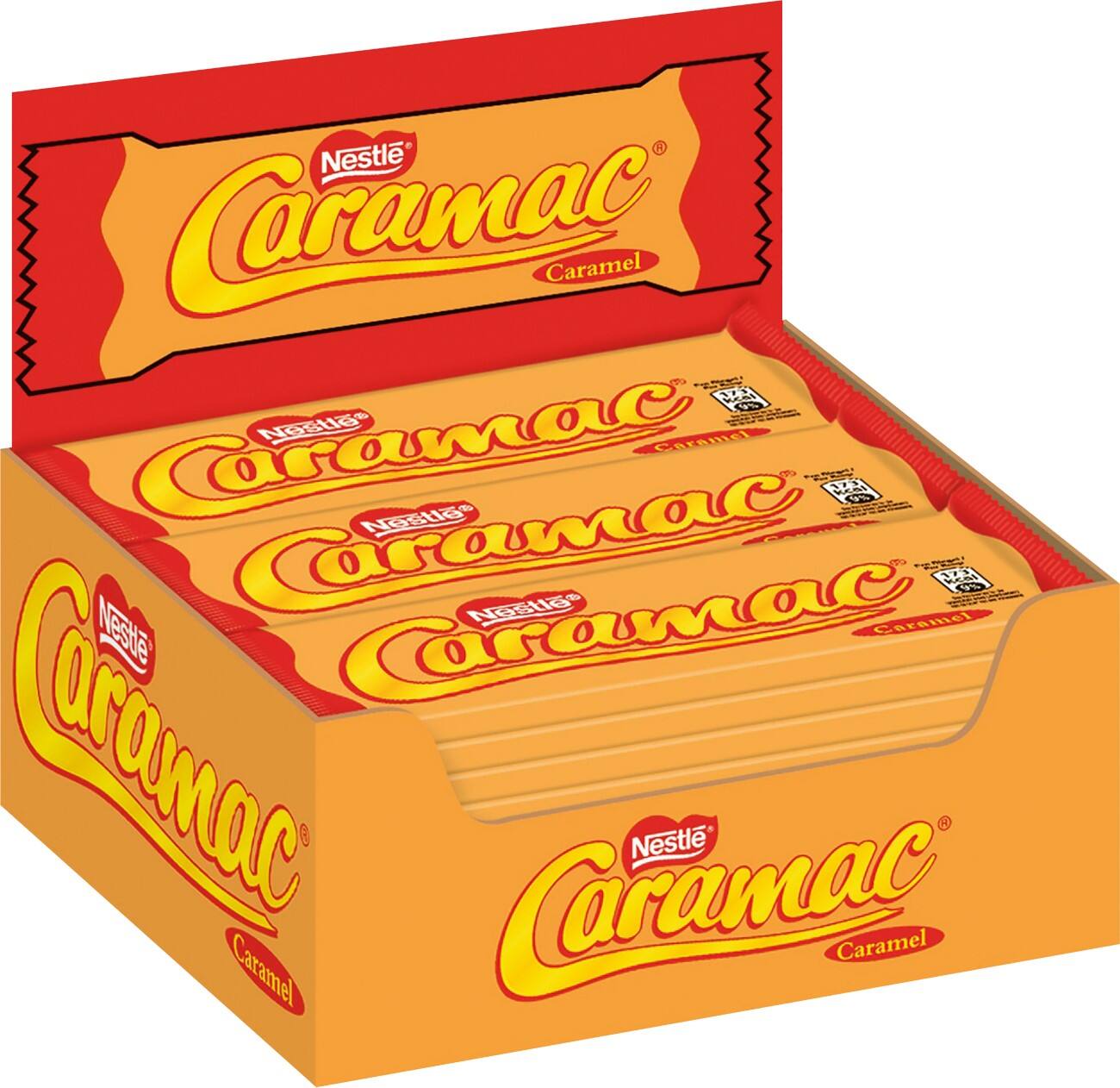 Nestlé Karamellriegel Caramac 36 Stück à 30 g