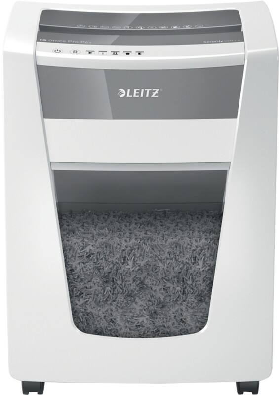 Leitz IQ Office Pro P6+ Aktenvernichter 6 Blatt Super-Mikroschnitt Sicherheitsstufe P-6 30 L IQ Office Pro P6+