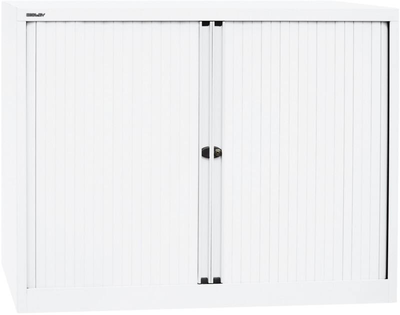 Bisley Rollladenschrank EuroTambour Verkehrsweiß 1.200 x 430 x 1.030 mm