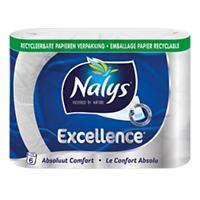 Nalys Excellence Toilettenpapier 5-lagig 415297 6 Rollen à 73 Blatt