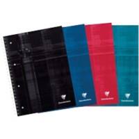Clairefontaine A4+ Drahtgebunden Farbig sortiert Laminiert Pappe Cover Notizbuch Kariert 120 Blatt