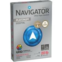 Navigator Multifunktionspapier Kopier-/ Druckerpapier 75 g/m² Glatt Weiß 5 Pack à 500 Blatt