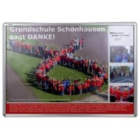 Franken A0 Klapprahmen Silber Aluminium BS0803 84,1 (B) x 118,9 (H) cm