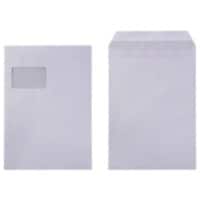 Office Depot Briefumschläge Mit Fenster C4 229 (B) x 324 (H) mm Selbstklebend Weiß 100 g/m² 250 Stück