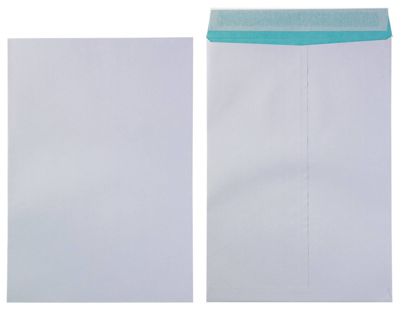 Office Depot Versandtaschen E4 135 g/m² Weiß Ohne Fenster Abziehstreifen 100 Stück