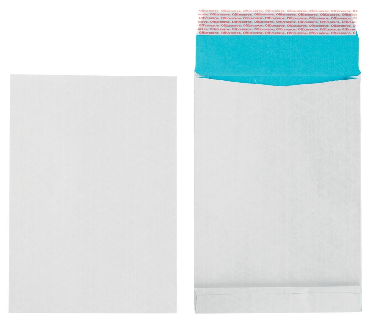 Office Depot Faltenversandtaschen C4 135 g/m² Weiß Ohne Fenster Abziehstreifen 100 Stück