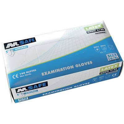 M-Safe Handschuhe 4140 Latex Größe M Transparent 100 Stück