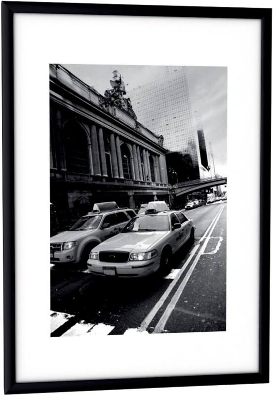 Paperflow A4 Bilderrahmen Schwarz Aluminium CCFA4.01 21,7 (B) x 30,4 (H) cm CCFA4.01