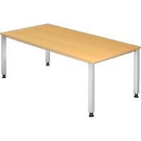 Hammerbacher Schreibtisch Q Serie Buche 1.000 x 685 mm