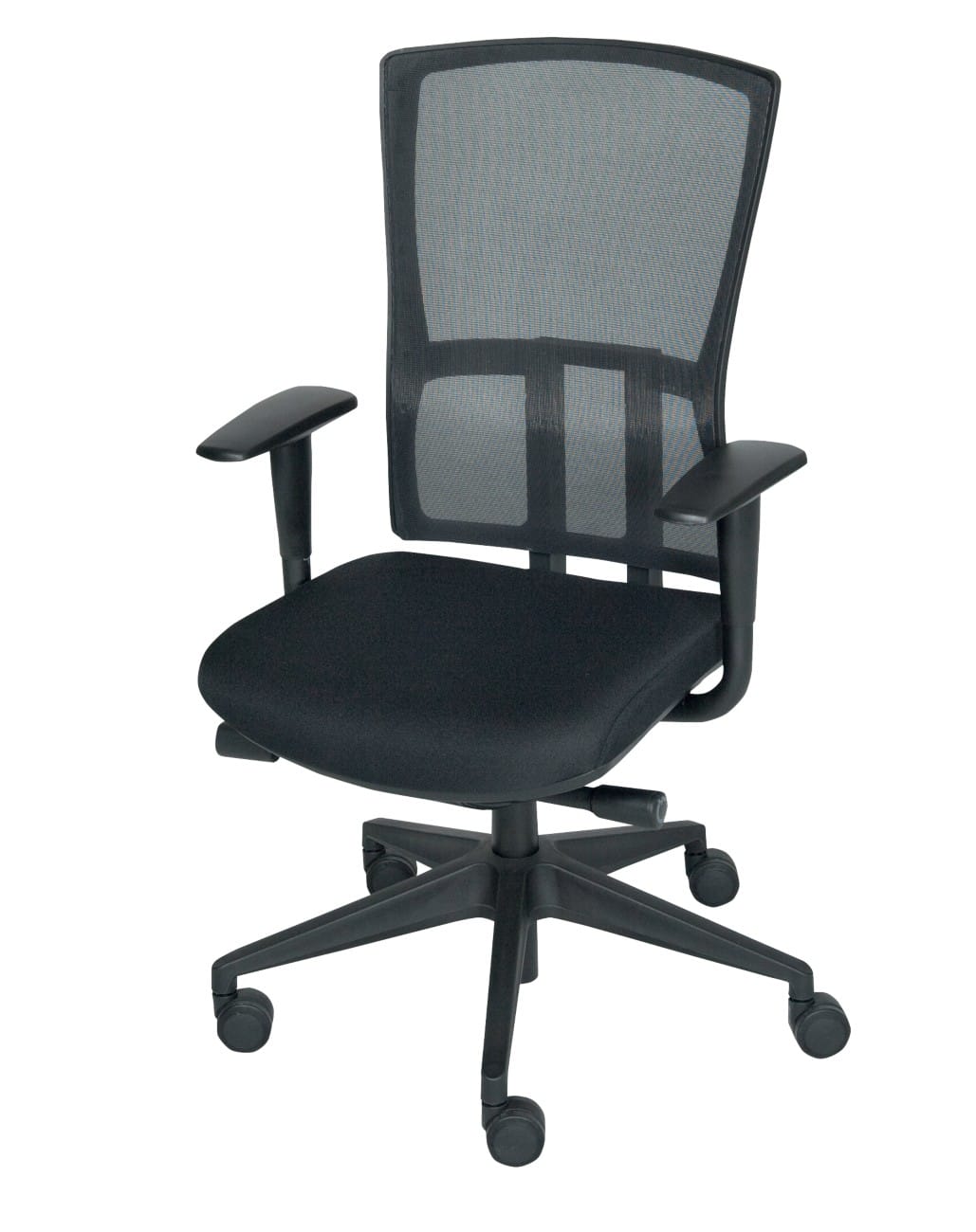Schaffenburg Bürostuhl Synchronmechanismus Netzstoff, Stoff Höhenverstellbare Armlehne Höhenverstellbarer Sitz 120 kg NEN