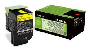 Lexmark Original Tonerkartusche 80C2HY0 Gelb