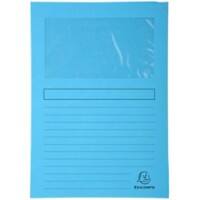 Exacompta Forever Mappe DIN A4 Hellblau Manila Recycelt 100% 130 g/m² 100 Stück