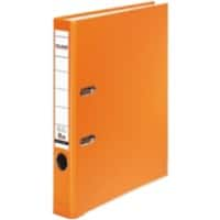 Falken PP-Color Ordner A4 50 mm Orange 2 Ringe Pappkarton, PP (Polypropylen)